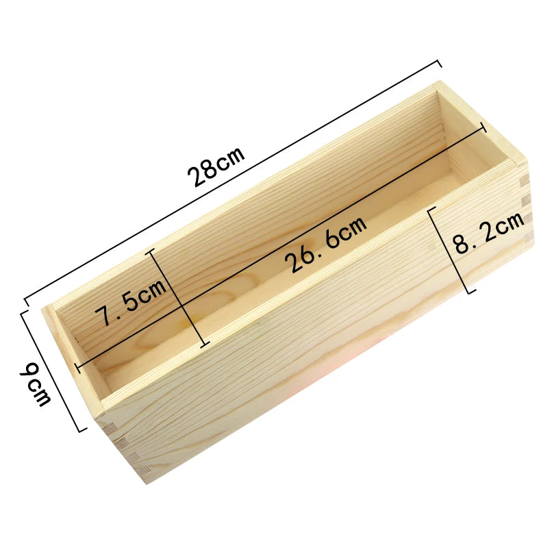 468+472 Stocked  Wholesale Firm and Resistant to Deformation 1200 g Rectangle Soap Wooden Box