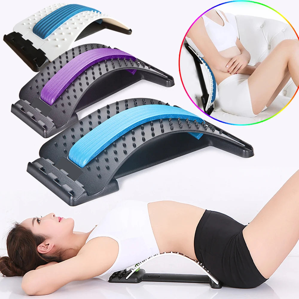 FDFIT Wholesale Back Massager Lumbar Support Stretcher Spinal Pain Relieve Stretcher Device