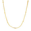Rainbowking S925 Sterling Silver Spacer Beads Snake Bone Necklace Niche Senior Sense of Hundred Matching Collarbone Chain Female
