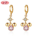 Wholesale Kids Jewelry by the Dozen Trendy Adorable Cartoon Long Drop Earrings for Teenagers Women Girl