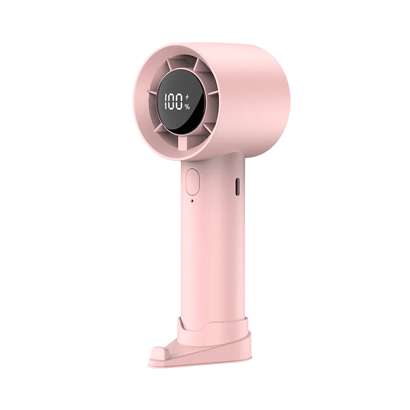 Mini USB Charging Handheld Fan Electric High Speed Turbo Ventilation Small Portable Fans with Rechargeable Battery