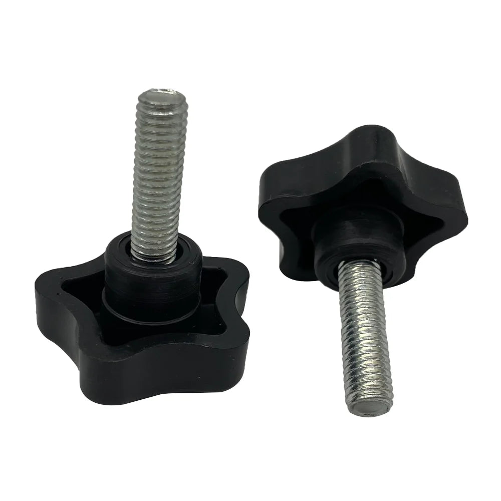 Hot Sale Custom M4M5M6M8-M12 Star Knob Handle Nylon Hexagonal Plastic Head 304/316/316L Black Zinc Plating Thumb Screws Cabinets