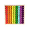 Cpc Ce Wooden Multiplication Math Board Game Kids Montessori Math Manipulatives Learning Toys 100 Wooden Counting Blocks