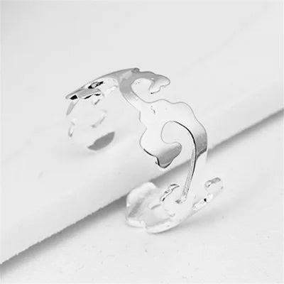 Factory Wholesale Silver Plate Rings For Women Cloud Open Adjustable Ring Hypoallergenic Jewelry Gifts For Girls