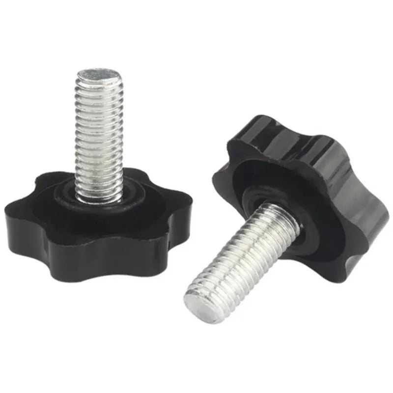 Plum Handle Screw Hand Screw Bolt Torx Plastic Head Thumb Screws with Handle Rubber Head M4 M5 M6 M8 M10 M12