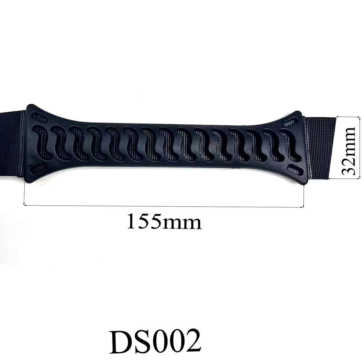 Long Black Luxury Vintage Strong Waterproof Portable Carry Handle with PVC Webbing for Bags