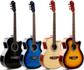 Caravan Music HS-4020 Cutaway Linden Wood 40inch Acoustic Guitar Popular Cheap Price for Guitar Factory Wholesale