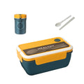 Multicolor Reusable Sealed PP Plastic Microwavable Food Storage Container Lunch Box Soup Cup for Kids 1400ml Bento with Handle