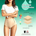 Shanhao Customized High Waist Postpartum Underwear Front Pocket Leakproof Panties Bamboo Heavy Flow Menstrual