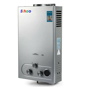 Hot Sale 18L 4.8GMP Propane Gas Water Heater Stainless Steel Housing