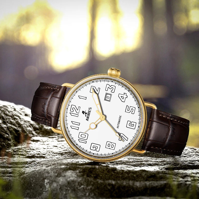 Luminous Hands and Big Dial Special Design Watches Men Luxury Brand Automatic Movement Watch Customized for Men