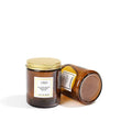 Wholesale 4oz Glass Jars Amber Round Containers with Metal Lid for Cosmetic Jars Packing