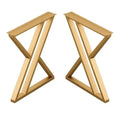 Home Bedroom Table Metal Leg Gold Silver Bronze Coffee Table Legs Dining Table Base Mini Bar Legs 70/100cm Height Desk Leg Heavy