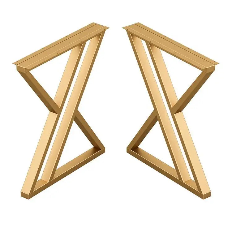 Home Bedroom Table Metal Leg Gold Silver Bronze Coffee Table Legs Dining Table Base Mini Bar Legs 70/100cm Height Desk Leg Heavy