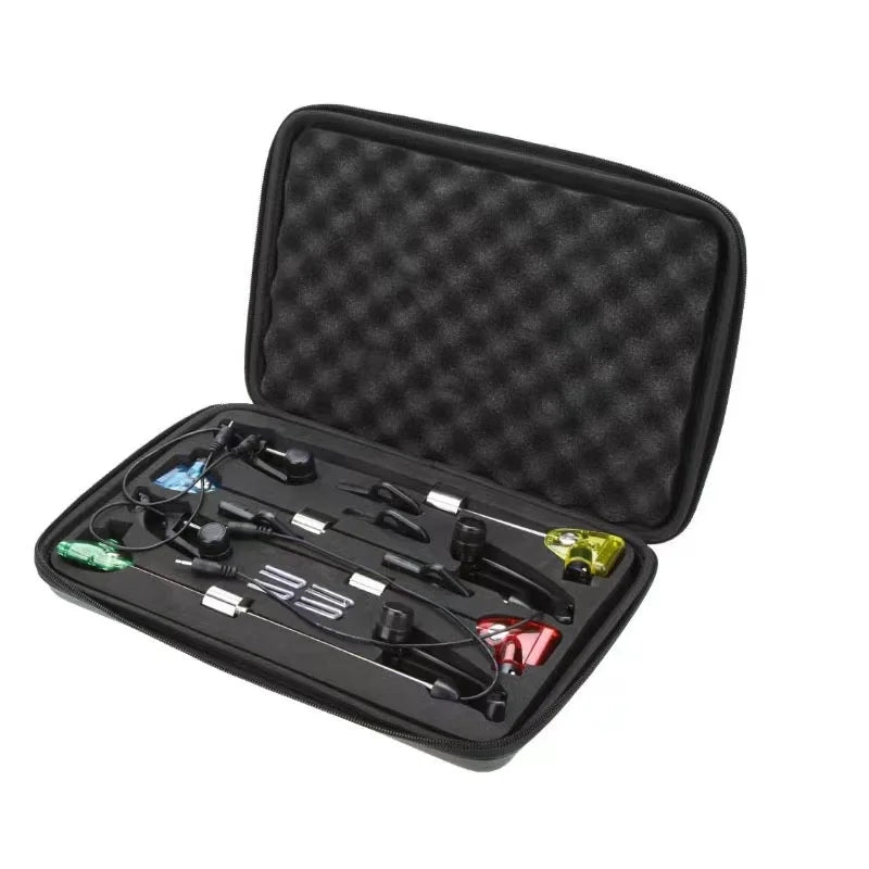 ZR 4pcs/set Carp Fishing Swinger Multicolor Indicator Carp Fishing Alarm Hanging Sensor Led Carp Fishing Tackle Accessories
