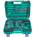 82-Piece Metric Socket Set Quick Release Ratchet Wrench Combination Wrenches Extension Bars Adapters for Automobile Repair OEM