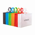 Wholesale Custom Recycled Non Woven Tote Bags Reusable Cloth Shopping Bag with PP Laminated for Supermarket Use