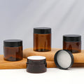 PET 30ml 40ml 50ml 60ml 80ml 100ml 120ml 150ml Empty Plastic Personal Care Cosmetic Packaging Aluminium Lid Cream Jars