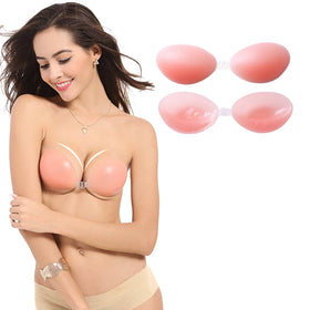 Invisible 3D Silicone Bra Sexy Natural Push-up for Sagged Breast Traceless and Fashionable