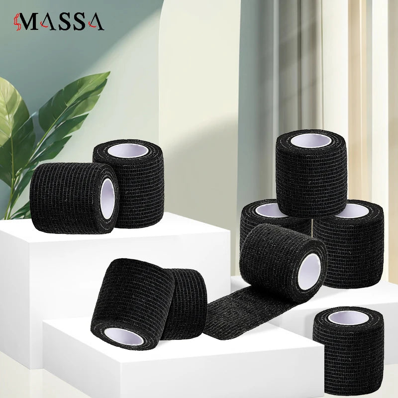 MASSA Disposable Tattoo Grip Wrap Waterproof Tattoo Cover Tape with Elastic Cohesive Self-Adhesive Aftercare Bandage