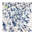 Beautiful Eco-Friendly Water Colored Flower Soft Silk Satin Woven Fabric Printed 100% Polyester Wrinkle Resistant Lightweight