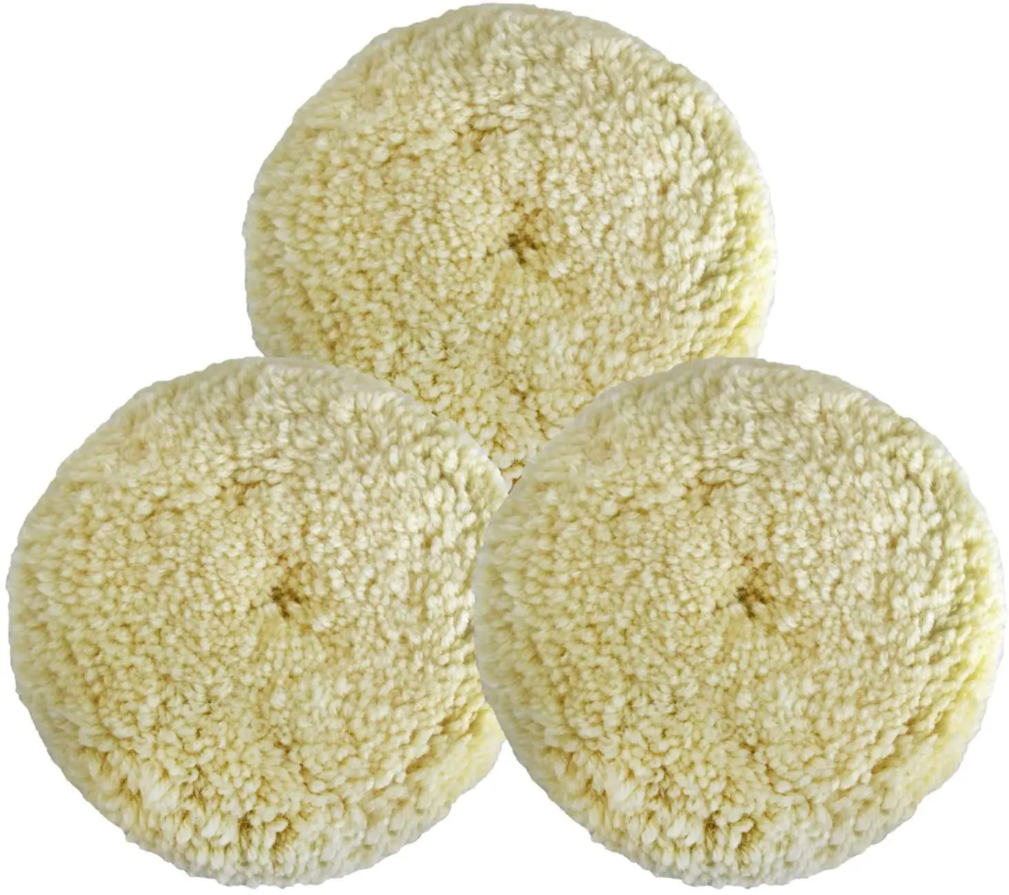 Polishing Single Side Pads 6Inch Lambs Wool Polish Buffing Pad Car