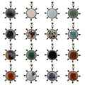 Fashion Simple and Elegant Style Wedding Jewelry Gift Natural Stone Pendant Ship Rudder Pendant for Women Necklace