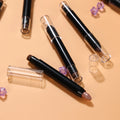 Private Label Blush Pen High Pigmented Glitter Shimmer Bronzer Highlighter Eyeshadow Stick With Brush