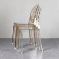 Transparent Polycarbonate PP Plastic Modern Dining Chair for Apartment Mall Restaurant Use