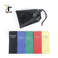 Cheap Custom Print Polyester Fabric Durable Exercise Band Set Elastic Fitness Resistance Bands
