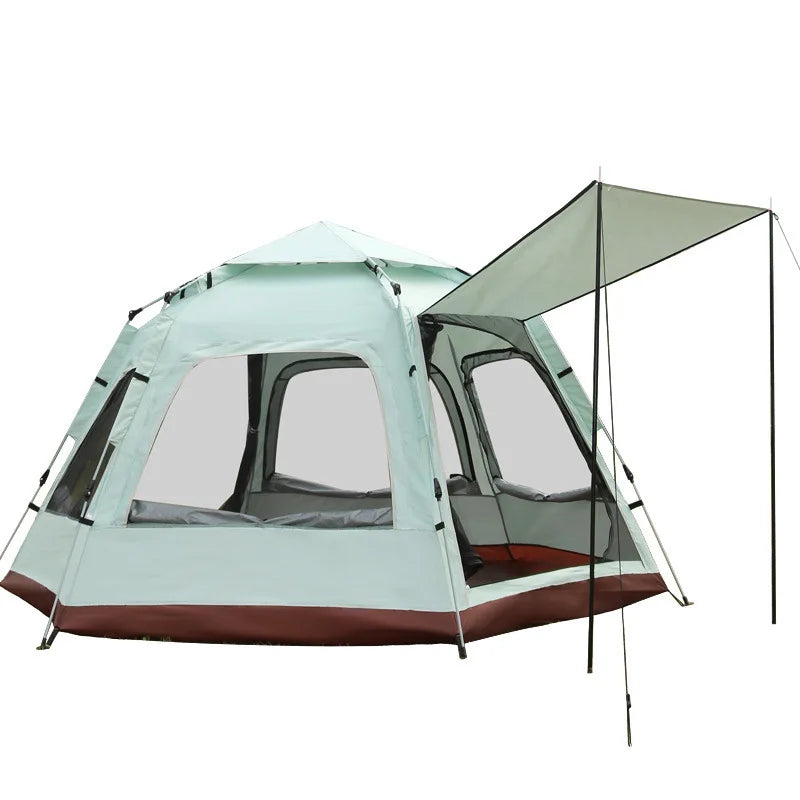 Waterproof Extra Large Space Tents Portable Family Tent 4-5 Person Outdoor Camping Tent