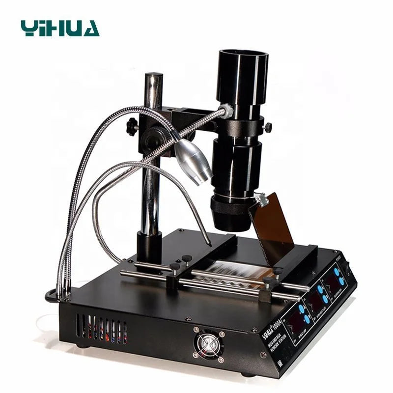 YIHUA 1000A Infrared BGA Rework Station 3 in 1 Lead-Free Soldering Station Motherboard Repair Soldering Iron Desoldering Station