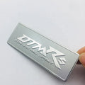 Custom 3d Design Chrome Silver Metal Car logo Badges Emblems