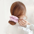 MIO Fashion Girl Sweet and Cute Flower Hair Bands Elegant Lady Party Headwear Elastic Scrunchy Rubber Hair Band