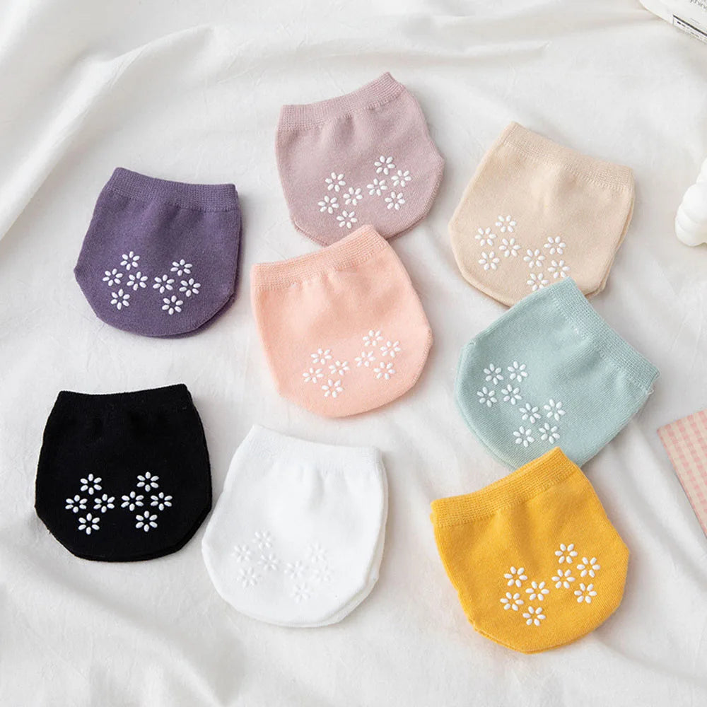 Forefoot Half Socks Women's Summer Invisible Socks High Heels Silicone Non-slip Cotton Socks Wholesale