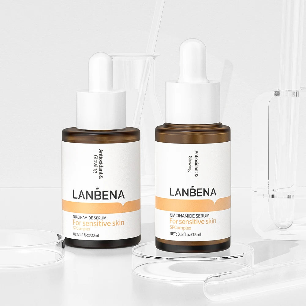 For Vitamin C & Hyaluronic Acid Whitening Dark Spot Corrector Face Serum with Green Tea Extract-Liquid Formula