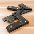Alloy Ruler Tools for Woodworking L-Type Right Angle Ruler DIY Grade OEM Customized Support