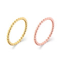 QX 18K Gold Plated Minimalist Luxury Fashion Fine Jewelry 925 Silver Rings for Women Mother's Day Wedding Band Gift