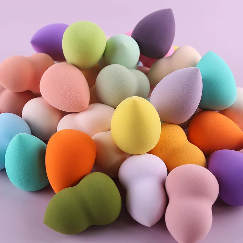 Custom Logo Beauty Tool Puff Makeup Sponge Teardrop Shape Super Soft Washable Hydrophilic Polyurethane Certified