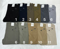 Retro Simple Solid Color Formal Canvas Jeans Men's Mid Waist Loose Straight Leg Long Pants