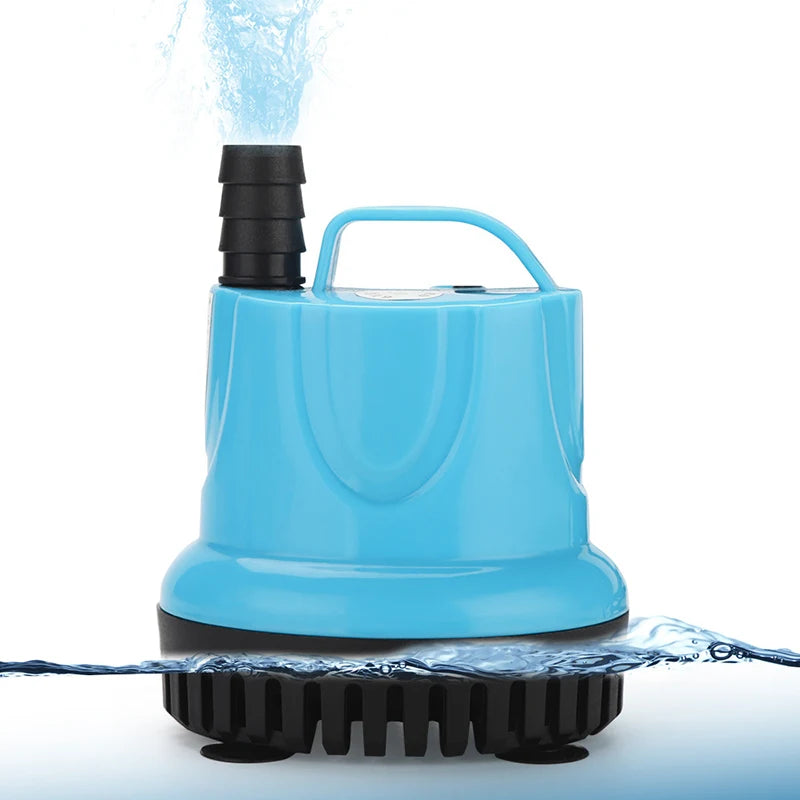 Electric Bottom Suction Fish Tank Submersible Pump Aquarium Water Circulation Aerated Water Filtration Pumping Water Change Pump