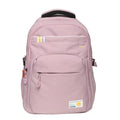 8331 Backpack Solid Color Large Capacity Simple Travel Backpack Student School Bag MegaBDM