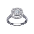 Customized Jewelry PT950 14k 18k Gold Engagement Wedding Ring IGI Lab Diamond Ring Set
