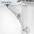For FD-B08 Zinc Alloy Silver Grey Kitchen Cabinet Door Mute Lift up Flap Lid Randomly Stop Support Fitting with Brass Core