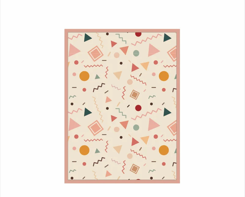 Modern Machine Made Japanese Tatami Carpet Thickened Non-slip Children's Game Mat Living Room Printed Memory Polyester Floor