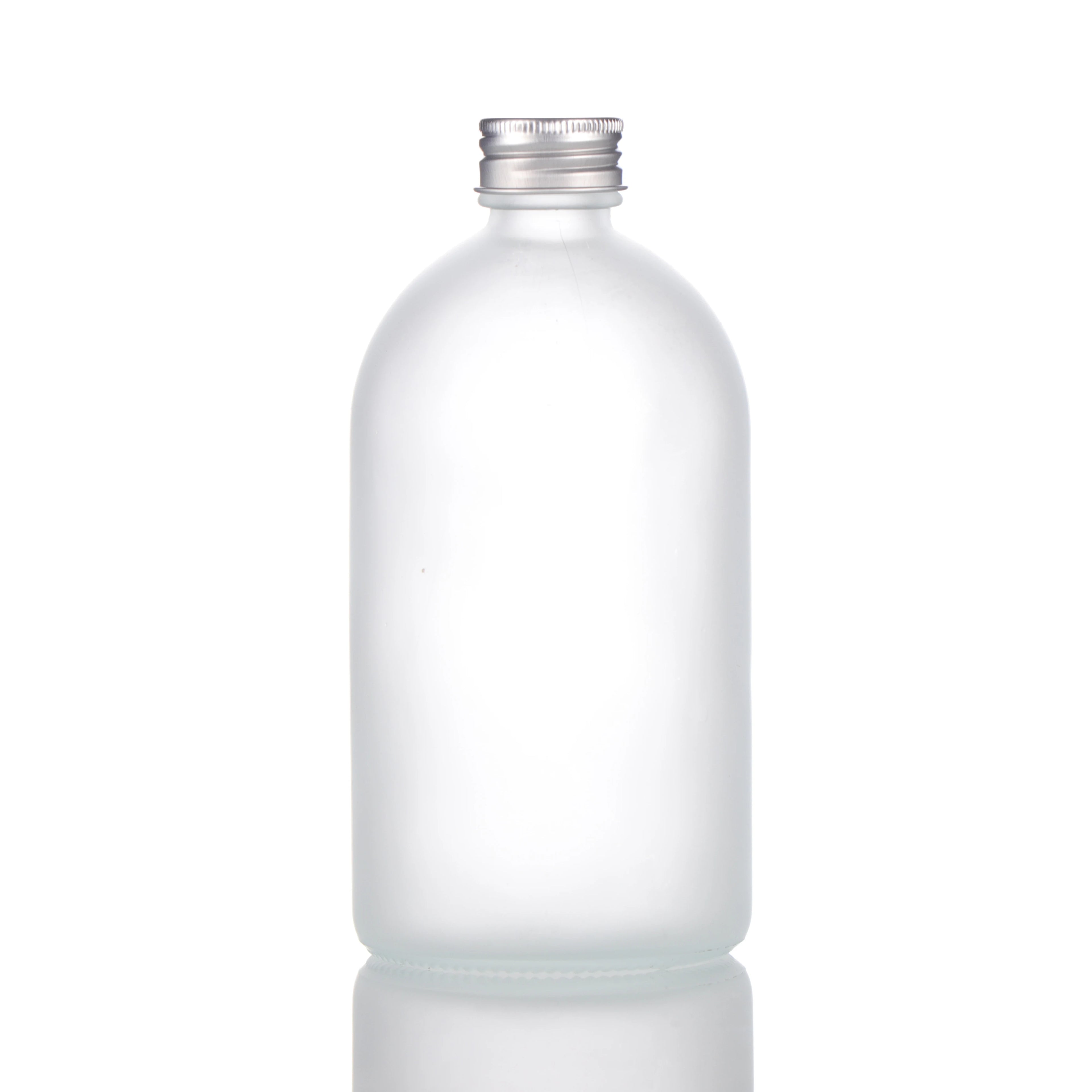 Wholesale 500 ml 16 oz Frosted Glass Juice Bottle