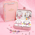 Children's Alloy Gold Charm Bracelet Making Kit Jewelry DIY Cartoon Anime Set Cute Multi-color Beaded Wedding Holiday Gift