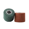 Sale Flap Wheel Buffing Drum Clean and Strip Flap Brush Polishing Non-Woven Abrasive Burnishing Wheel Wire Drawing Wheel Metal