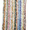 Natural Jade Agate Cube Stone Beads for Jewelry Making Smooth Gemstone Square Shape Loose Stone Beads