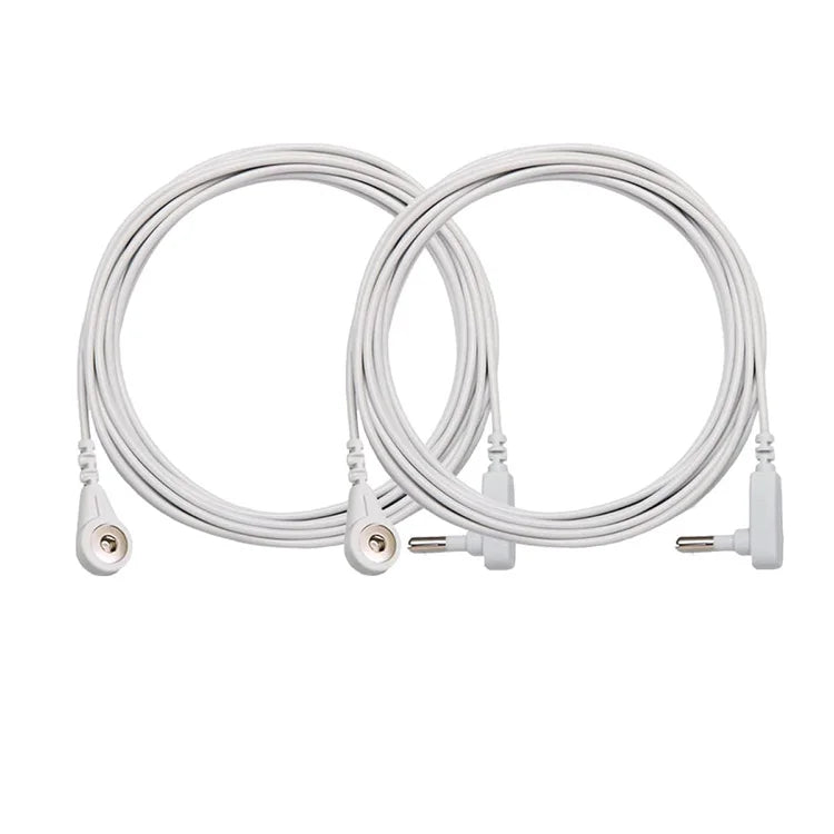 2PCS Grounding Cords 4.5M Earth Cable Replacement Earthing Wire Accessories for Grounding Sheet Grounding Mat Pillowcases